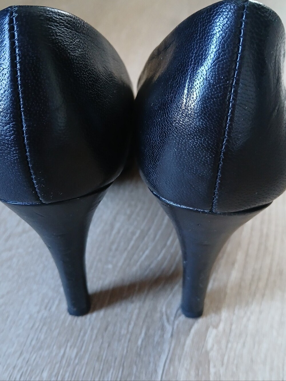Bandolino Women's Black Leather Pump 4" Heels Classic Boflexible Size 6 - Picture 10 of 16